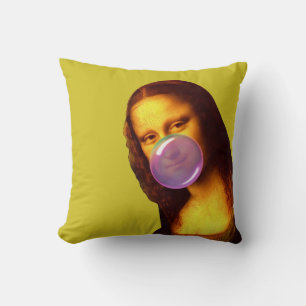 Mona Lisa Chewing gum Bubble Cushion
