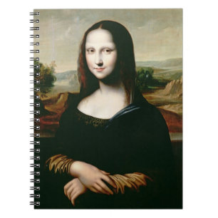 Mona Lisa, copy of the painting by Leonardo da Vin Spiral Notebook