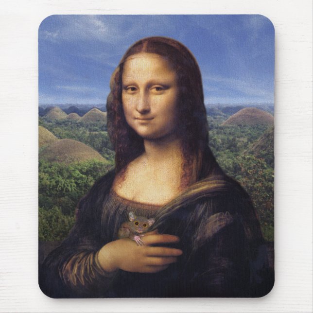Mona Lisa de Bohol Mouse Pad (Front)