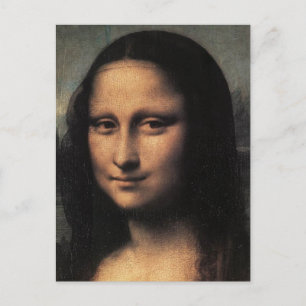 Mona Lisa (detail) Postcard