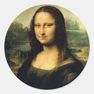 Mona Lisa - Dinner Plates for sale Classic Round Sticker