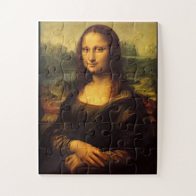 MONA LISA EASY JIGSAW PUZZLE (Vertical)