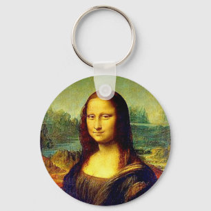Mona Lisa, Fine Art by Da Vinci, Key Ring