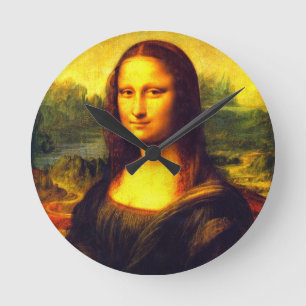 Mona Lisa gift Round Clock