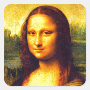 Mona Lisa gift Square Sticker