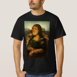 Mona Lisa Gorilla Ape T-Shirt