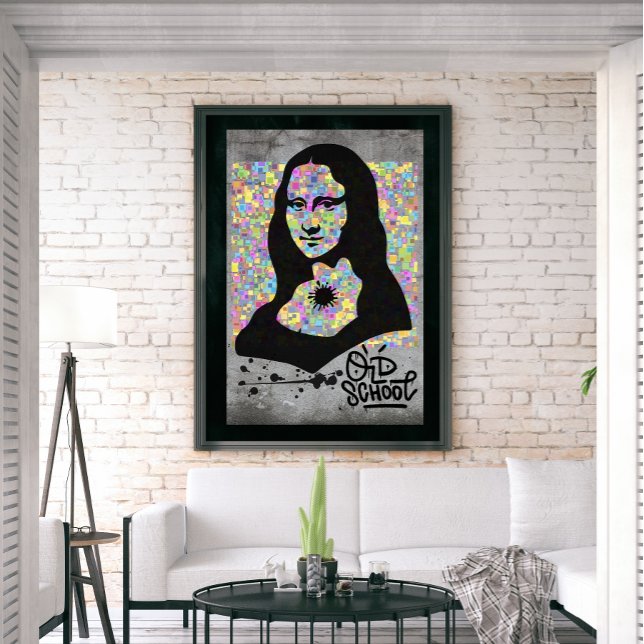 Mona Lisa Graffiti Street Art Pop Culture Poster (Creator Uploaded)