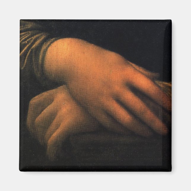 Mona Lisa - hands Magnet (Front)
