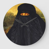 Mona Lisa Hidden Behind Burqa