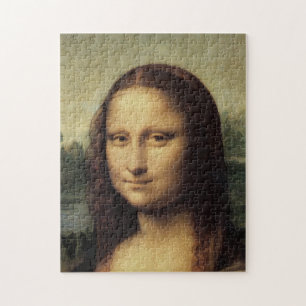 Mona Lisa in detail by Leonardo da Vinci Jigsaw Puzzle