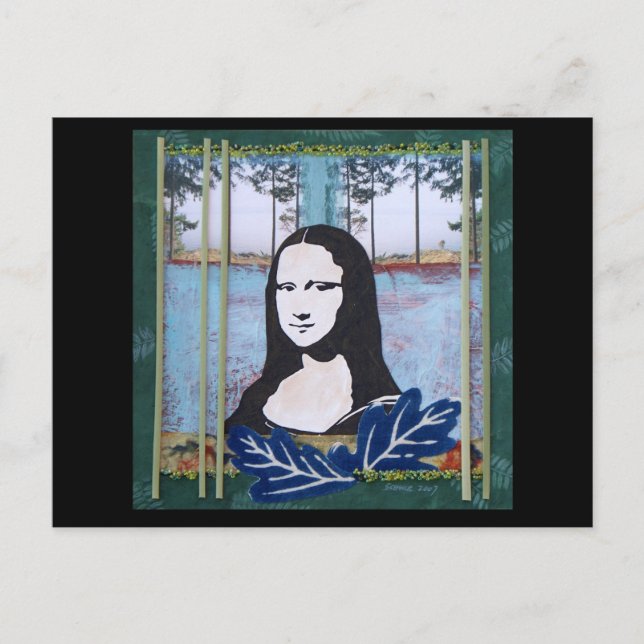 Mona Lisa in the Country Postcard (Front)