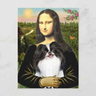 Mona Lisa - Japanese Chin 3 Postcard