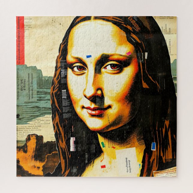 MONA LISA JIGSAW PUZZLE (Vertical)