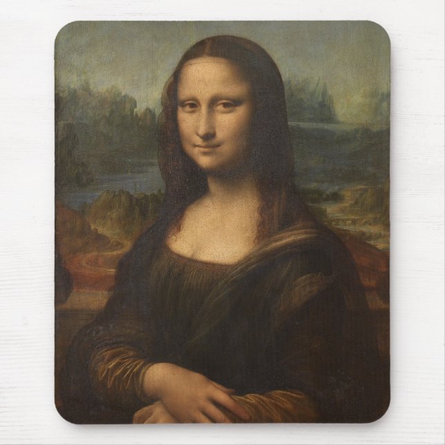Mona Lisa (La Gioconda) Mouse Pad (Front)