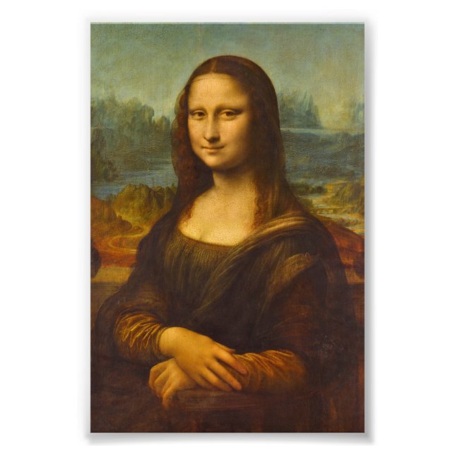 Mona Lisa, La Joconde by Leonardo da Vinci Photo Print (Front)