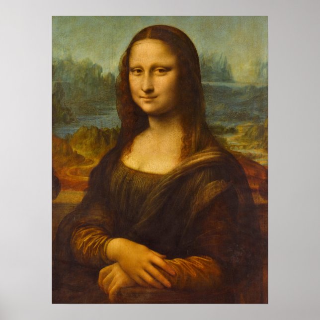 Mona Lisa, La Joconde by Leonardo da Vinci Poster (Front)