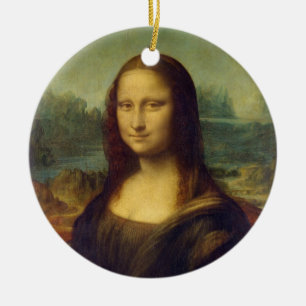Mona Lisa - Leonardo da Vinci Ceramic Tree Decoration