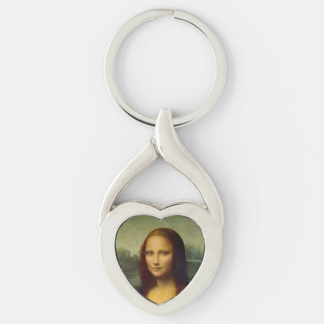 Mona Lisa Leonardo da Vinci Key Ring (Front)