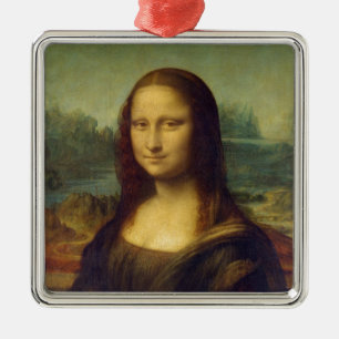 Mona Lisa - Leonardo da Vinci Metal Tree Decoration