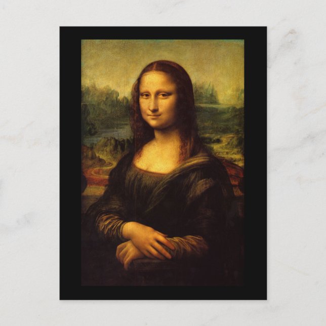 Mona Lisa Leonardo Da Vinci Postcard (Front)