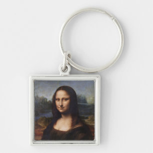 Mona Lisa & Leonardo da Vinci /vintage Italy Key Ring