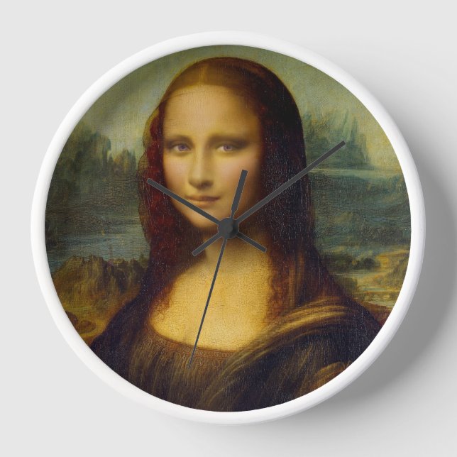 Mona Lisa Leonardo France Clock (Front)