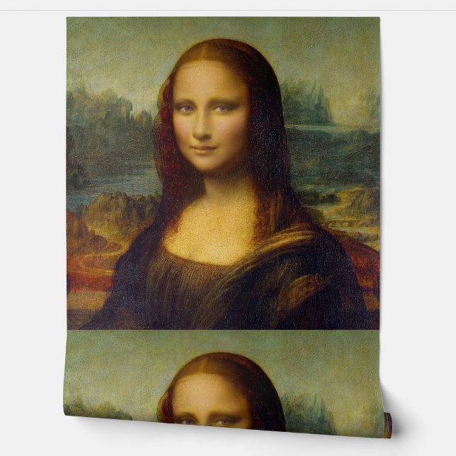 Mona Lisa Leonardo France Wallpaper (Unrolling)