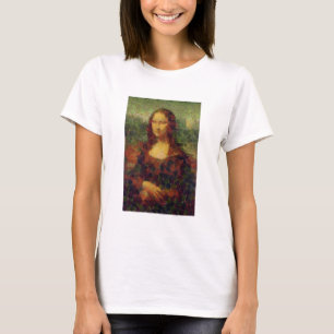 Mona Lisa Lettuce Fine Art Vegan Spoof  T-Shirt