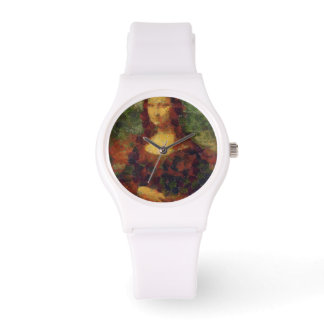 Mona Lisa Lettuce Fine Art Vegan Spoof Watch