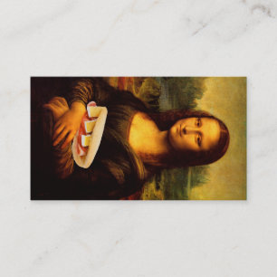 Mona Lisa Loves Panini Business Card