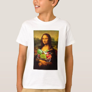 Mona Lisa Loves Vegetables T-Shirt