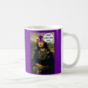 Mona Lisa Mardi Gras Coffee Mug