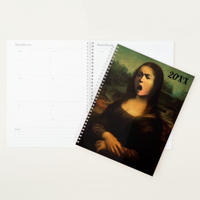 Mona Lisa Medusa Caravaggio Planner (Display)