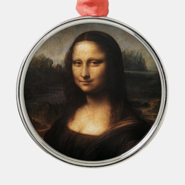 Mona Lisa Metal Tree Decoration (Front)