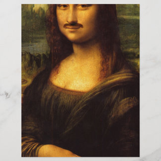 mona lisa moustache