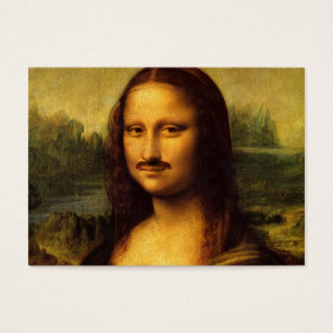 mona lisa moustache