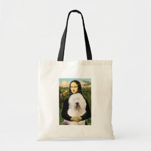 Mona Lisa - Old English 3 Tote Bag