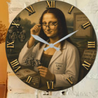 Mona Lisa Optometrist Funny Eye Doctor Office Deco