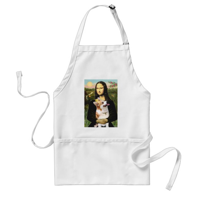 Mona Lisa - Pembroke Welsh Corgi 7b Standard Apron (Front)