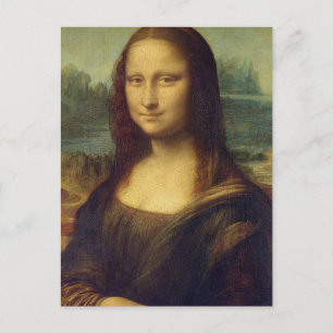 Mona Lisa Picture Ledge Postcard