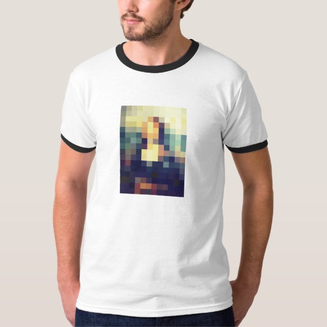 Mona Lisa Pixelated T-Shirt (Front)