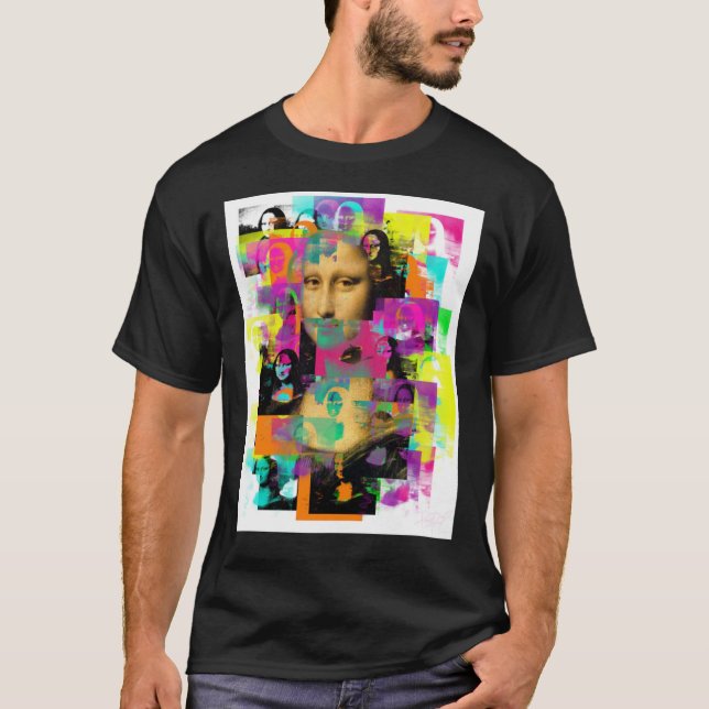 Mona Lisa Pop Art Classic T-Shirt (Front)