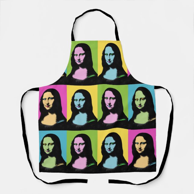 Mona Lisa - Pop Art Style  Apron (Front)