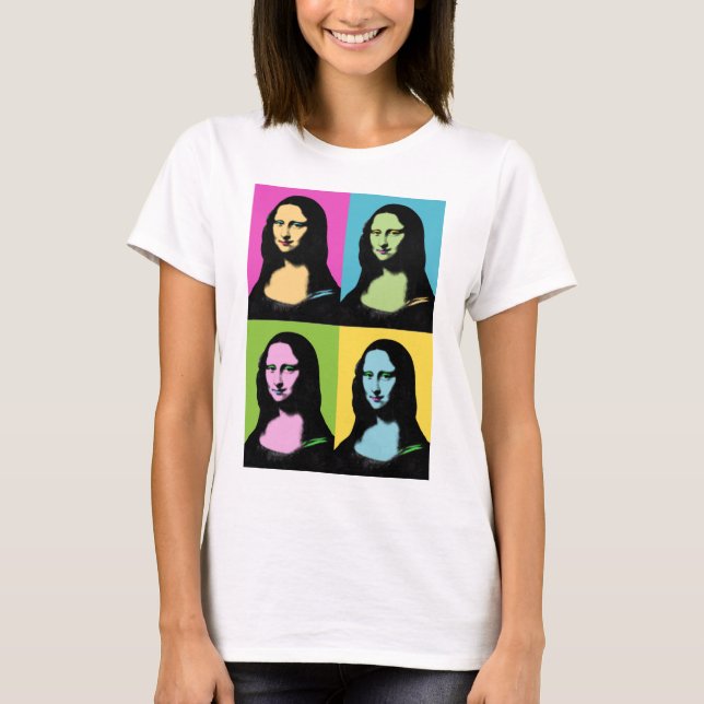 Mona Lisa - Pop Art Style  T-Shirt (Front)