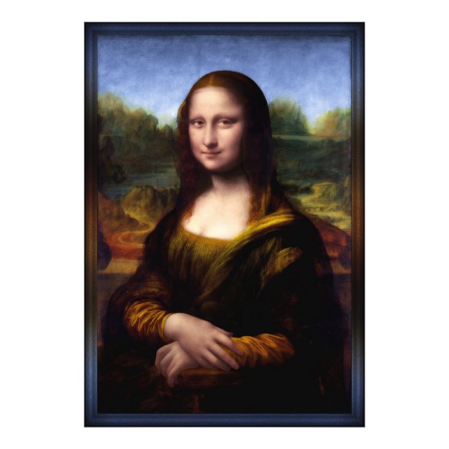 Mona Lisa (Portrait of Lisa Gherardini) Photo Print (Front)