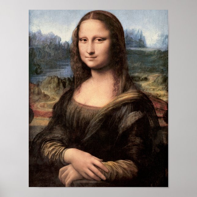 Mona Lisa Portrait / Painting Poster (Front)