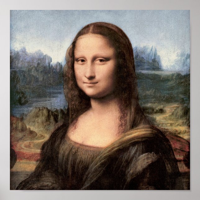 Mona Lisa Portrait / Painting Poster (Front)