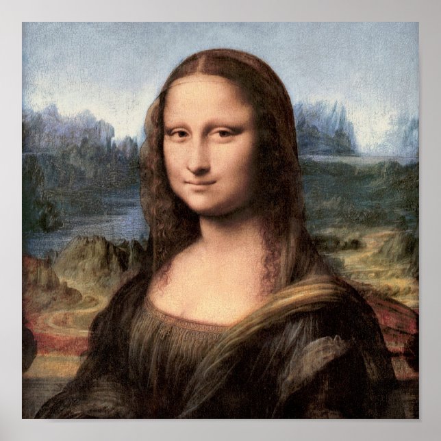 Mona Lisa Portrait / Painting Poster (Front)