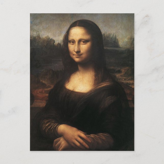 Mona Lisa Postcard (Front)
