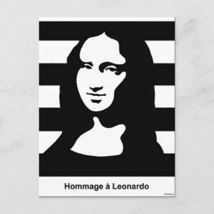 Mona Lisa Postcard